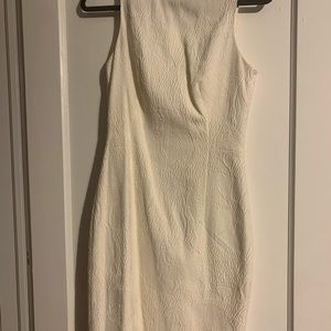 white/cream colored dress